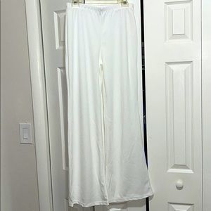 White high waisted pants